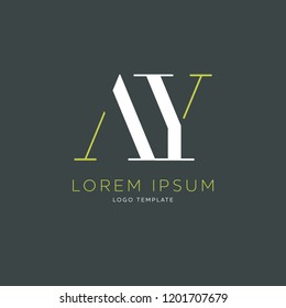A Y logo template