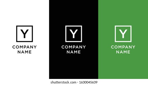 Y logo template vector concept