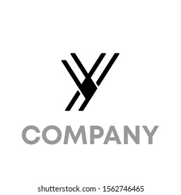 y logo vector design template sign