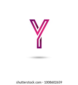 Y Logo-Purple-BG White-Low shadow, Tie Logo