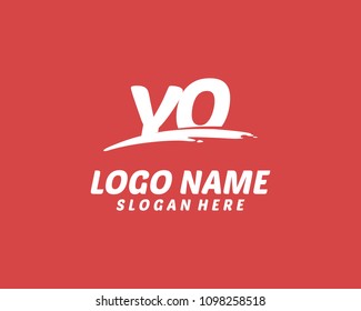 Y O Initial logo