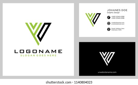 Y O initial logo template vector