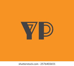 Y and P logo design. YP abstract Letters Logo Monogram. This logo design is the process of creating a visual symbol that represents a brand, company, or individual.