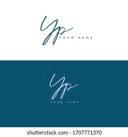  Y P YP Initial letter handwriting and signature logo.	
