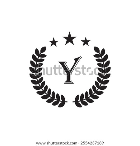 Y premium letter logo template