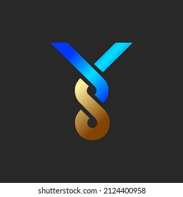 Y and S monogram logo. Unique and elegant.