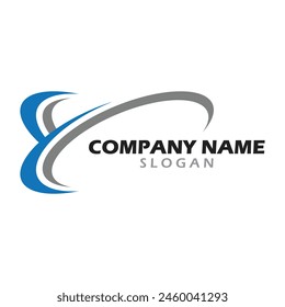 y swoosh logo 2B template