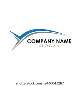 y swoosh logo 5 template