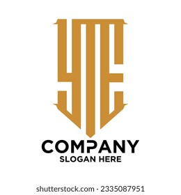 Y T E Letter logo template vector illustration design