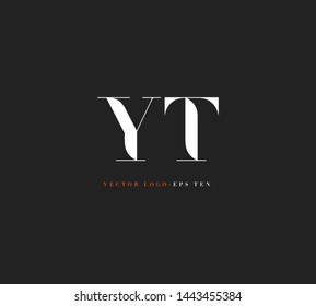 Y T letters Joint logo icon vector for business card and corporate identity.