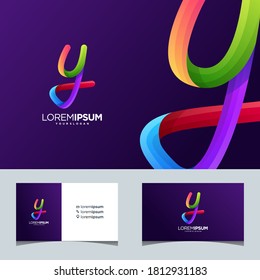 y tech web colorful initial