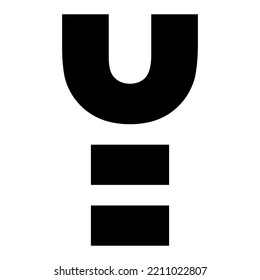 Y and U letter design logo Abstract background with lines. Closing concept with dynamic effects. Modern screen. Vector illustration for design.