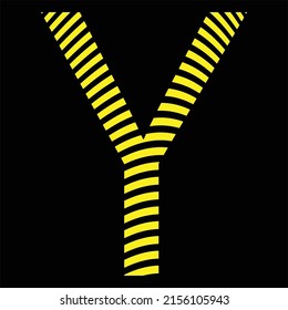 Y vector alphabet creative  icon symbol art color pattern sign