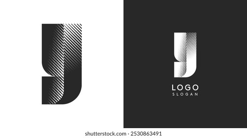 Letra vetorial Y. Monograma de contraste afiado greve eclosão diagonal para olhar industrial ainda moderno. Modelo de logotipo em negrito alto. Design de conceito de logotipo para marca em tecnologia, arquitetura, moda