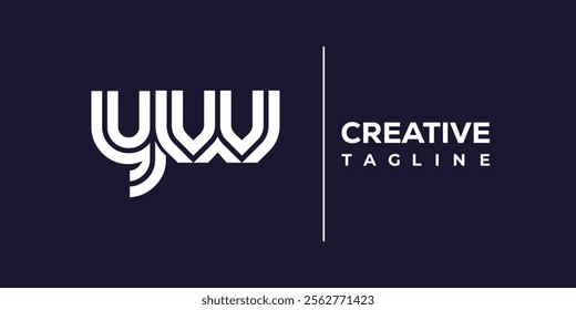 Y and W logo design. YW abstract Letters Logo Monogram. This logo design is the process of creating a visual symbol that represents a brand, company, or individual.