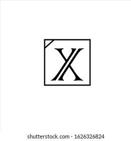 Y X letter logo design with vector on white background.YX