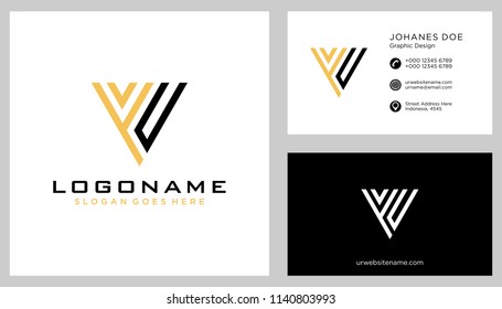 Y Z initial logo template vector
