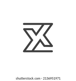 Y , Z and K monogram. Unique and elegant.