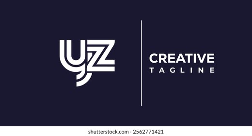 Y and Z logo design. YZ abstract Letters Logo Monogram. This logo design is the process of creating a visual symbol that represents a brand, company, or individual.