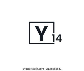 Y14, 14Y Initial letter logo