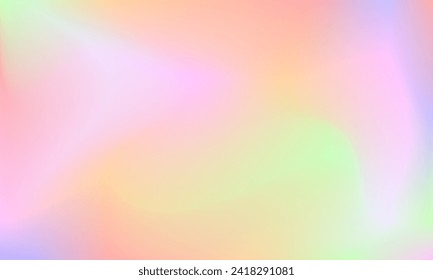 Y2K abstract background design. Aesthetic gradient bright pastel color illustration template vector. for poster, banner, social media, page, greeting, web