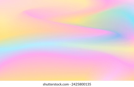 Y2K abstract background design element. Aesthetic curved gradient pastel color illustration template vector. for posters, banners, social media, pages, greetings, web, digital, flyers, brochures