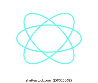 Y2K Abstract Cosmic shape icon. Retro symbol with a modern design. Cool flat element, 90s aesthetic, and trendy logo for decoration, branding, and poster collection.