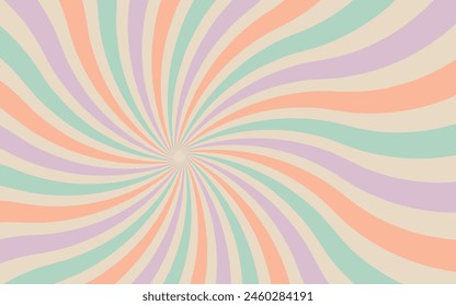 Y2K aesthetic, Retro Groovy Wavy Psychedelic background, 2000 background. Vector illustration.