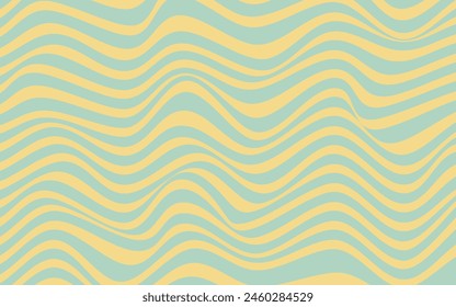 Y2K aesthetic, Retro Groovy Wavy Psychedelic background, 2000 background. Vector illustration.