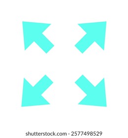 Y2K arrow shape shape. Retro abstract symbol in flat style. Bold graphic element, nostalgic icon, trendy design for modern art, decoration, or streetwear applications.