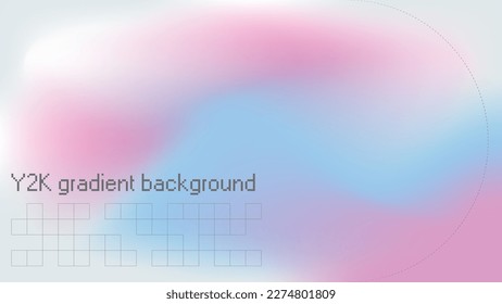 Y2k aura gradient pink holographic background  Pink iridescent pastel aurora pattern backdrop  Colorful groovy smooth ombre wallpaper illustration and grid shape   aesthetic text 