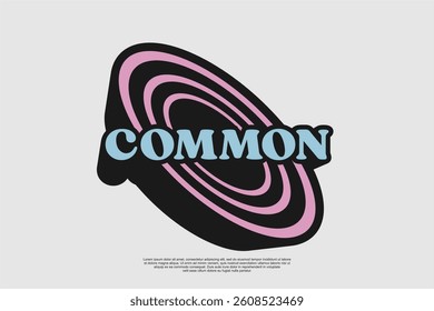 Y2k concept template design for fashion and sticker suitable for pint