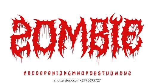 Y2k Dark Lettering tattoo