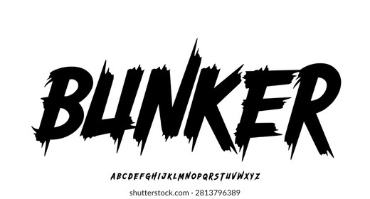 Y2k Dark Lettering tattoo