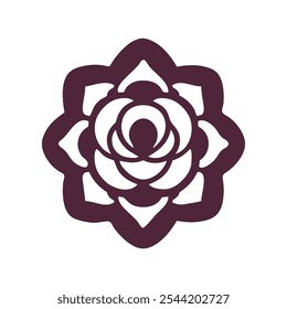 Y2k element flower sun rose star and oval Vector Image