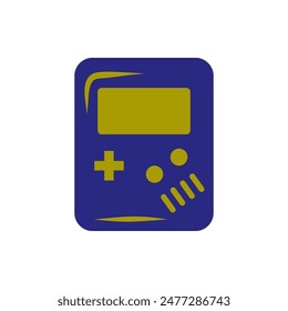 y2k Gaming Console Flat Funny Illustration