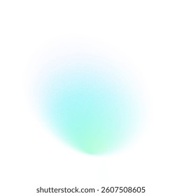 Y2K gradient shapes with blue blur colors. Abstract, fluid color. Flat vector illustration isolated on white.
