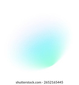 Y2K gradient shapes with blue blur colors. Abstract, fluid color. Flat vector illustration isolated on white.
