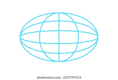 Y2k grid globe symbol, brutal art geometry net element symbol, cyber tech geometric mesh structure object, cyberpunk neon grid pattern form icon, y2k abstract wire frame figure illustration.