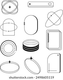 y2k icon design element pack 