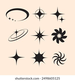 y2k icon design element pack 