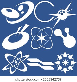 Y2K Icon Isolated vector object bundle pack HQ.