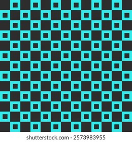 Y2K inspired square pattern with a seamless grid layout, perfect for modern backgrounds, wallpapers, and digital projects. High quality vector illustration in retro style