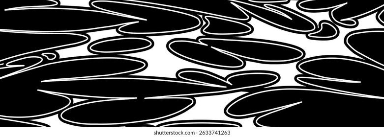 Y2k neo-tribal graphic shape on a black background. Vector sigilism pattern design template