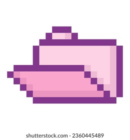 y2k pixel folder icon, old computer interface, retro pc elements, 1990s 2000s style, pixel art, nostalgia, vector illustration