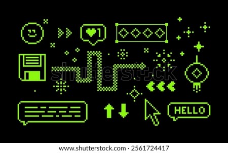 Similar – Image, Stock Photo unbrauchbar | voll verpixelt