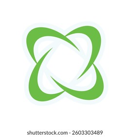 Y2K retro shape sticker. Abstract Cosmic icon with a modern aesthetic. This design element fits well in trendy decorations, cool collections, or nostalgic 90s themes. Ideal for posters and graphics.