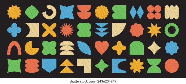 Y2k shape element, abstract retro figure, modern funky sticker, geometry simple form, groovy futuristic icon. Minimal vintage bg. Vector illustration