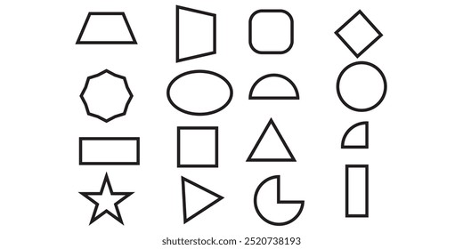 Y2k shape element, abstract retro figure, modern funky sticker, geometry simple form, groovy futuristic vector icon eps 10