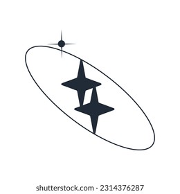 Y2k Shape modern Sipmle Graphic. Retro Geometric shape. Isolated Abstract y2k form. Minimal aesthetic design. Trendy vector illustration.